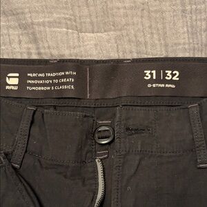 G-Star Raw Black cargo Pants 31/32